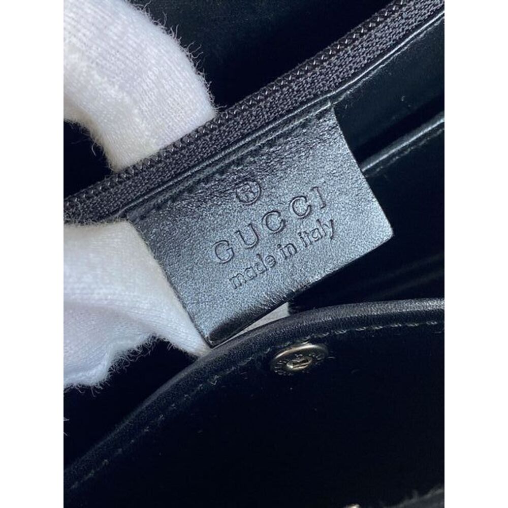 GUCCI Handbag Felt Turnlock Closure Cream Beige Leather Strap - Picture 7 of 8